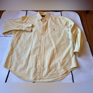 Vintage 90s Ralph Lauren Big Shirt button up cotton Large